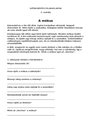 Szövegértés